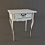 Sleek Nightstand 3D model small image 1