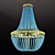 Venetian Elegance Chandelier 3D model small image 1