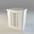 Stylish Laundry Basket 3D model small image 2