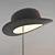 Elegant Hat Pendant Lamp 3D model small image 3