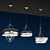 Feiss Zara Collection: Elegant Chandeliers 3D model small image 1