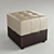 Cozy Cushioned Banquette 3D model small image 1