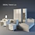 Tesoro Lux Children's Furniture Suite 3D model small image 1