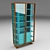 Vitrina Glass Cabinet: Elegant & Tall 3D model small image 1