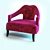 ErgoComfort Mesh Chair 3D model small image 1