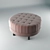 Moycor Confort Round Ottoman - Luxurious Velvet Upholstery 3D model small image 1