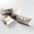 Paco Linen & Terrazzo Laurel Pillows 3D model small image 1