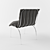 Chrome Frame Chair 3D model small image 2