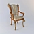 Luxury Italian Deluxe Riva Half-Chair 3D model small image 1