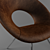 Stylish Ring Chair 3D model small image 3