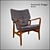  Elegant Grey Armchair: Fauteuil Peggy by Pols Potten 3D model small image 1