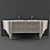 Sleek Stainless Steel Sink 3D model small image 2