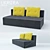 Ukrizramebel Sofa: Ukrainian Craftsmanship 3D model small image 1