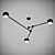 Sleek Oseo Chandelier: Elegant & Modern 3D model small image 1