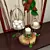 Elegant Glass Vases & Candle Set 3D model small image 2