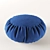 Cozy Velvet Ottoman 3D model small image 1