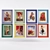 Retro Glam Pin-up Decor Set 3D model small image 1