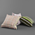 Plush Comfort Pillows 3D model small image 3