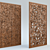 Carved Oak Screen 3D model small image 2