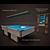 Ultimate High-Tech Billiard Collection 3D model small image 1