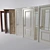 Elegant Multi-Panel Door 3D model small image 1