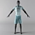 Sporty Mannequin with Multiple Outfits 3D model small image 1