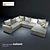 Kristie Miami: Stylish Modular Sofa 3D model small image 1