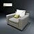 Kristie Miami Chair | Customizable Design 3D model small image 3