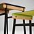 Sleek Catenary Stools: Versatile Design 3D model small image 2