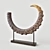 Uttermost Sable Horn Sculpture 3D model small image 1
