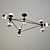 Sleek and Stylish Modo Chandelier 3D model small image 1