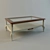 Sleek Modern Coffee Table 3D model small image 1