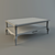 Sleek Modern Coffee Table 3D model small image 2