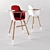 Foldable Baby High Chair 3D model small image 1