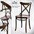 Elegant Calvi Bentwood Chair 3D model small image 1