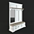 Multi-functional Hallway Coat Storage 3D model small image 2