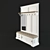 Multi-functional Hallway Coat Storage 3D model small image 3