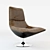 RH Hopper Bucket Chair - Modern Elegance for Your Home! 3D model small image 1