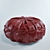 Red Leather Cushion 3D model small image 1