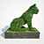 Lioness Topiary 3D model small image 2