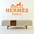 Luxury Hermes Walnut Leather Bench 3D model small image 1