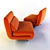 Futura Le Vele Multi-Purpose Sofa 3D model small image 3