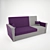 Dreamy Fantasy Sofa 3D model small image 1