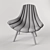 Chic Brigitte Lounge Chair 3D model small image 3