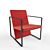 Elegant Spine Armchair by Arco 3D model small image 1