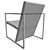 Elegant Spine Armchair by Arco 3D model small image 3