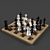 Classic Chess Set 3D model small image 1