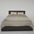 Sleek Slumber: Contemporary Bed 3D model small image 1