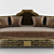 Modern CNC Sofa 3D model small image 3