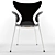 Luxe Lily 3208 Armchair: Elegant, Comfortable, and Compact 3D model small image 2